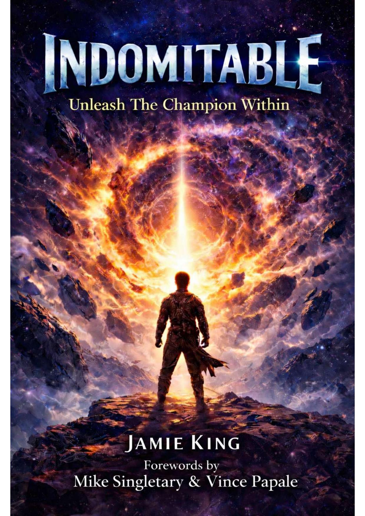 INDOMITABLE Book Cover by Coach Jamie King